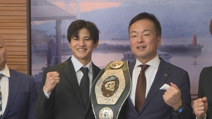 プロキックボクサー百田海愛さん ムエタイ日本王者を下関市長に報告|TBS NEWS DIG