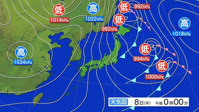 強い冬型の気圧配置に関する東北地方気象情報|TBS NEWS DIG