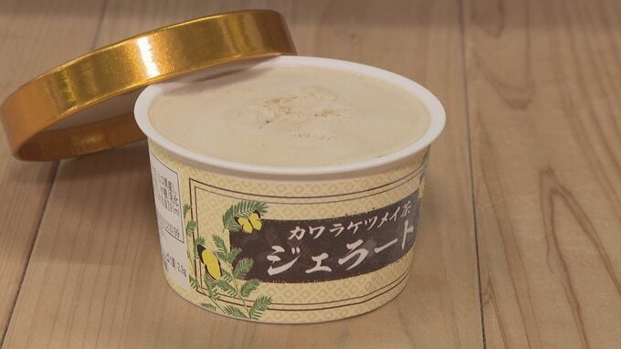 特産のカワラケツメイ茶がスイーツになって登場「カワラケツメイ茶ジェラート」　山口|TBS NEWS DIG