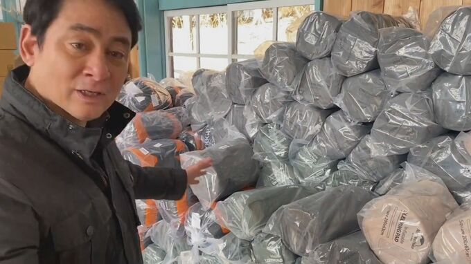 野口健さん　【能登半島地震】　被災地支援へ出発　「未だに『寝袋が欲しい』という声が非常に多いということに驚いています」　災害から１ヶ月半経過も　　「色んな被災地での活動をしてきましたけど、初めて」|TBS NEWS DIG