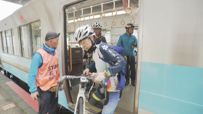 自転車とともに列車で目的地へ… IRいしかわ鉄道があいの風とやま鉄道と連携でサイクルトレインを試験運行　|　石川県のニュース｜MRO北陸放送