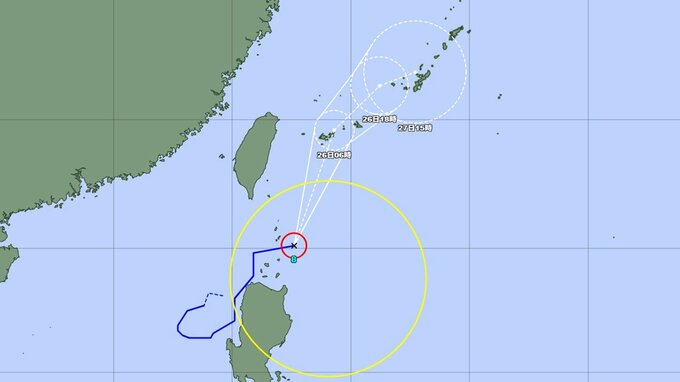 【台風情報】ダブル台風のひとつ台風8号が沖縄直撃コース…現在最大瞬間風速40メートル程度か　今後の詳しい進路と勢力は　気象庁発表　|　山形のニュース│TUYテレビユー山形