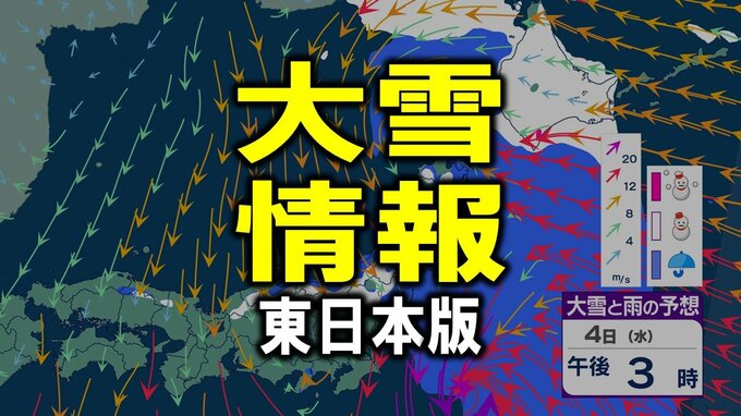 【大雪情報・エリア別あり】青森では湿った大雪に？　低気圧が急速に発達で明日5日朝にかけて東北の太平洋側では大雪か…　24時間に山沿いで40cm・平地で30cmの降雪予想　最新シミュレーション予想あり|TBS NEWS DIG
