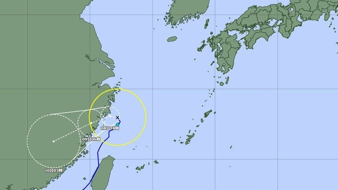 【台風情報】台風4号のこのあとの進路と勢力　今は最大瞬間風速35メートル程度まで発達　沖縄地方への天気の影響は　気象庁発表　|　山形のニュース│TUYテレビユー山形