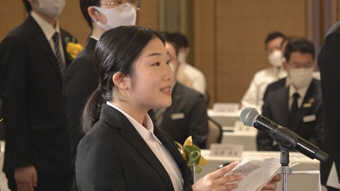 “日本一のおもてなしの心”へ37人が誓い 老舗旅館・加賀屋グループで入社式　|　石川県のニュース｜MRO北陸放送
