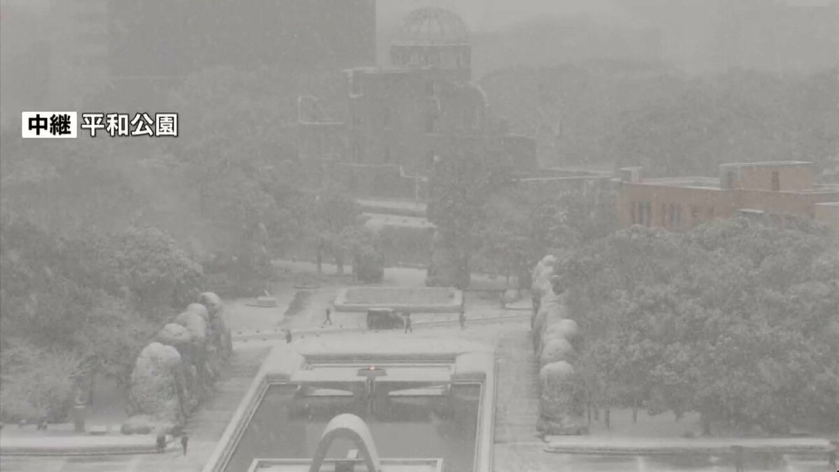 天気カメラでみる各地の映像 広島 大雪に警戒を 午前8時現在 Rcc News 広島ニュース Rcc中国放送