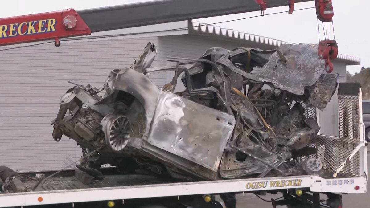 焼け焦げた乗用車… 新名神で6人死亡の多重事故 うち3人は子どもか 工事で渋滞していた車列に大型トラックが突っ込んだか 三重･亀山市