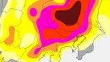 【関東甲信地方】昼過ぎ~夜遅くにかけ 雷を伴った激しい雨や非常に激しい雨の降る所が 警報級の可能性も【雨と風のシミュレーション・発雷確率】|TBS NEWS DIG