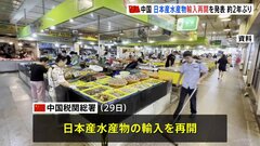 中国「日本産水産物の輸入再開」発表　約2年ぶり　対象外は福島・宮城・東京・千葉・埼玉・群馬・栃木・茨城・長野・新潟| TBS CROSS DIG with Bloomberg
