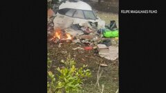 旅客機が住宅地に墜落 62人が死亡　ブラジル・サンパウロ郊外　日本人の乗客なし| TBS CROSS DIG with Bloomberg