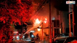 「建物が燃えていて爆発音がする」深夜の住宅密集地で火事　3時間後に鎮火も一時騒然　住人3人がけが　仙台・泉区|TBS NEWS DIG