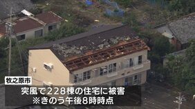静岡県で突風 228棟で屋根が飛ばされるなどの被害 きょう現地調査|TBS NEWS DIG