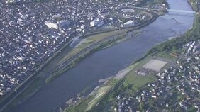 木曽川で友人と川遊び中の13歳男子中学生がおぼれ死亡　岩場で足を滑らせ川に転落　岐阜・可児市|TBS NEWS DIG