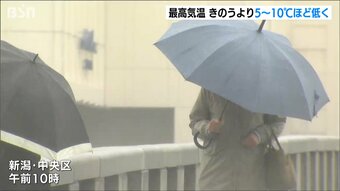 気温が上がらず“4月上旬並み”　前日から5～10℃ほど下がる所も　寒暖差に注意を　新潟県|TBS NEWS DIG