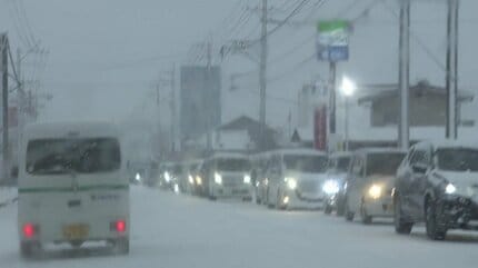 日曜日から寒波襲来 来週は平地で積雪予想も ノーマルタイヤの人
