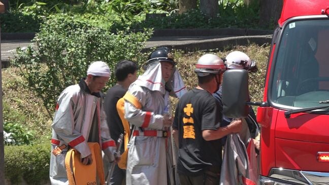 伐採した竹の焼却の火が燃え広がり、金沢市の竹林で200平方メートル焼く林野火災|TBS NEWS DIG
