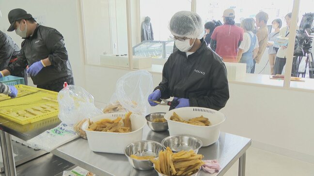規格外の農作物を加工してフードロスの削減に 笛吹市に工場・直売所が完成 山梨|TBS NEWS DIG