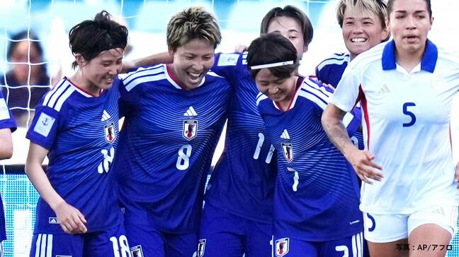 なでしこジャパン W杯10大会連続10度目の出場決定!7ー0でベスト4進出、田中が今大会初、松窪は代表初ゴール【AFC女子アジアカップ】|TBS NEWS DIG