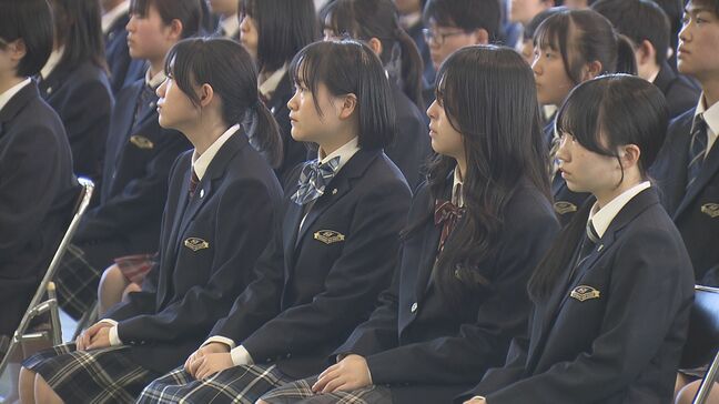 「個性あふれる立派な自由人に」県立高校で入学式 新入生が新たな一歩 福島|TBS NEWS DIG