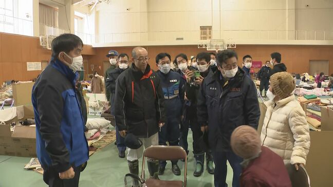 「ライフラインの復旧と仮設住宅の段取り急ぎたい」馳知事が輪島市・珠洲市を視察　長期化する避難所で|TBS NEWS DIG