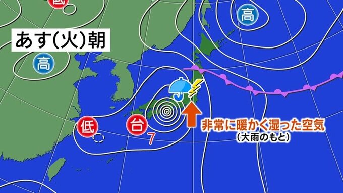 台風7号　関東甲信に線状降水帯の恐れ　台風から離れていても大雨のリスク　気象予報士が解説　|　山梨のニュース | ＵＴＹテレビ山梨