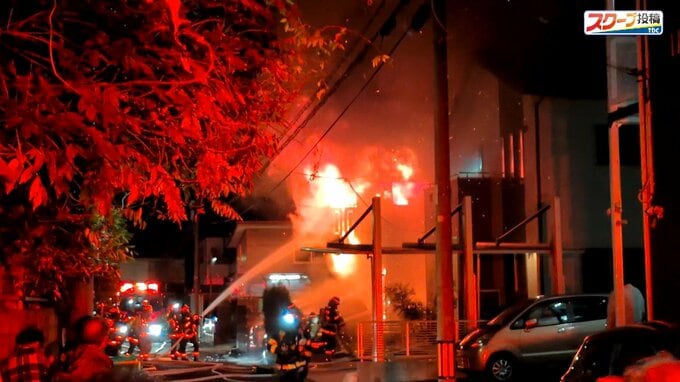 「2階建ての建物が燃えていて爆発音がする」と複数の通報　仙台市内の住宅で火事　男女3人がけが　|　宮城のニュース│tbc NEWS│tbc東北放送