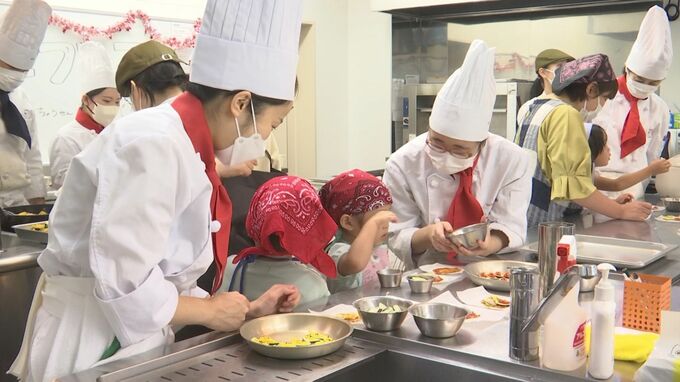 テーマは「夏野菜を食べよう！」　専門学校で親子食育イベント開催　|　BSSニュース | BSS山陰放送
