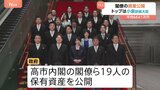 高市内閣　閣僚の平均資産は約6641万円　トップは小泉防衛大臣 2億7248万円で妻・滝川クリステルさん名義　高市総理は3206万円|TBS NEWS DIG