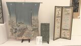 古い着物を使って制作 屏風や掛け軸など計150点展示 大分県立美術館で開催 | 大分のニュース|OBS NEWS|大分放送