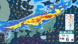 【大雨情報】『活発な雨雲』一直線に… 北日本~西日本で7日にかけ「大雨」か 北陸では「線状降水帯」が発生する可能性も 東北でも土砂災害や低い土地の浸水などに厳重警戒を【雨風シミュレーション】 | 青森のニュース│ATV NEWS│青森テレビ
