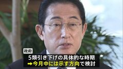 政府　5類引き下げ時期「今月中には提示」で調整| TBS CROSS DIG with Bloomberg