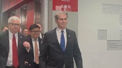 赤沢経産大臣が来日中のベッセント財務長官と会談　赤沢大臣「日米経済関係の強化に資する議論を」| TBS CROSS DIG with Bloomberg