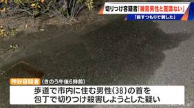 刃渡り18センチの包丁で首を切られ男性ケガ ｢殺すつもりで刺した｣ 容疑者は“被害男性と面識なし” 通り魔的な犯行か 愛知・岡崎市|TBS NEWS DIG
