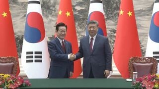 中韓首脳会談　習近平国家主席「歴史の正しい側に立つべき」　韓国と歴史問題で対日共闘呼びかけ| TBS CROSS DIG with Bloomberg