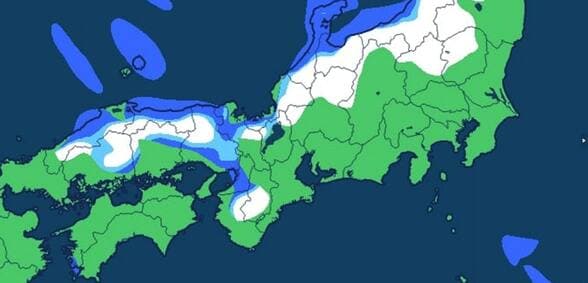 【大雪情報】近畿地方 最大30cmの降雪か“路面凍結”による交通障害に注意 普段雪の少ない平地でも大雪か【雨と雪のシミュレーション】　|　富山のニュース｜天気・防災｜チューリップテレビ