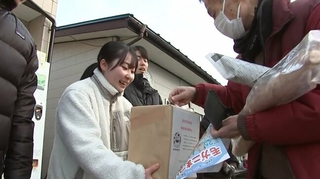 能登半島地震で被災した輪島朝市を支援　盛岡市の朝市で高校生が募金を呼びかけ|TBS NEWS DIG