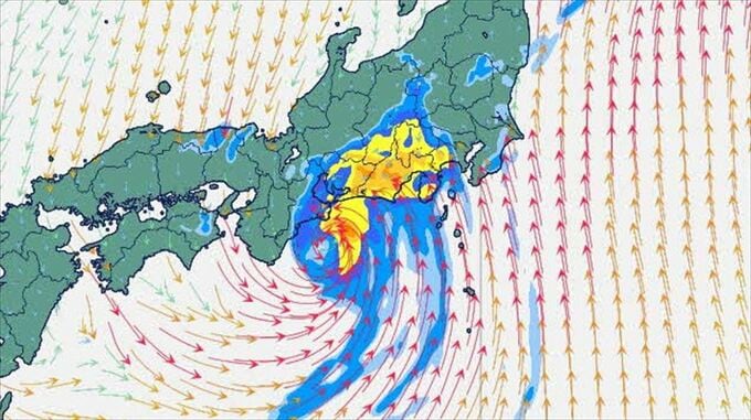 【台風情報】台風10号（サンサン）柳井市の南東約30㎞を時速10㎞で東へ　今後の進路予想　1日に熱帯低気圧に変わる予報　【全国のきょうの天気と週間天気】　|　山梨のニュース | ＵＴＹテレビ山梨