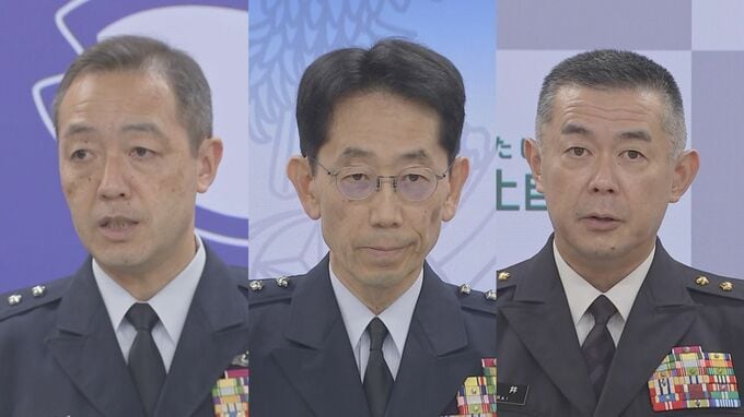 自衛隊・制服組トップらが就任会見　内倉統幕長「我が国の意思と能力を示していく」|TBS NEWS DIG