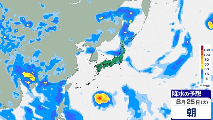 【警報級大雨のおそれ】最新の週間天気予報（8月20日〜26日）　沖縄・奄美では大雨に　西日本・東日本では猛暑に注意　台風18号(ソウデル)の進路予想・今後の雨風シミュレーション【気象庁19日発表】|TBS NEWS DIG