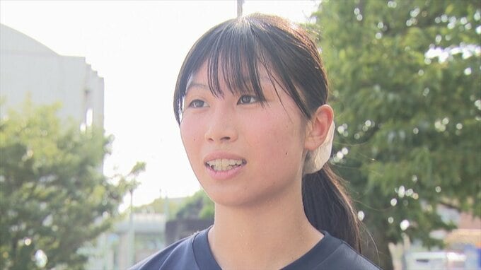 インターハイ陸上競技　女子三段跳び　甲府南・野沢和心選手　大会新記録で初出場 初優勝　|　山梨のニュース | ＵＴＹテレビ山梨