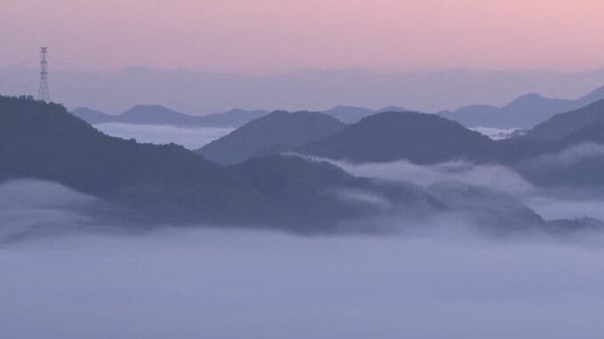 放射冷却で広がる幻想的風景「雲海」…平野部でもこの秋最も寒い朝「いよいよ全部冬の格好しないと…」|TBS NEWS DIG