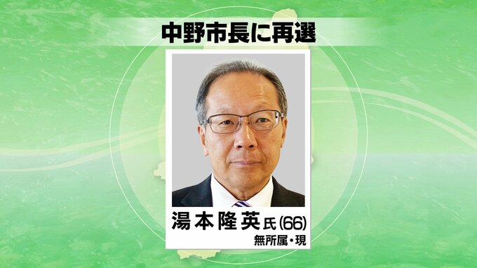 【速報】中野市長選　現職・湯本隆英氏が再選　|　SBC NEWS | 長野のニュース | SBC信越放送