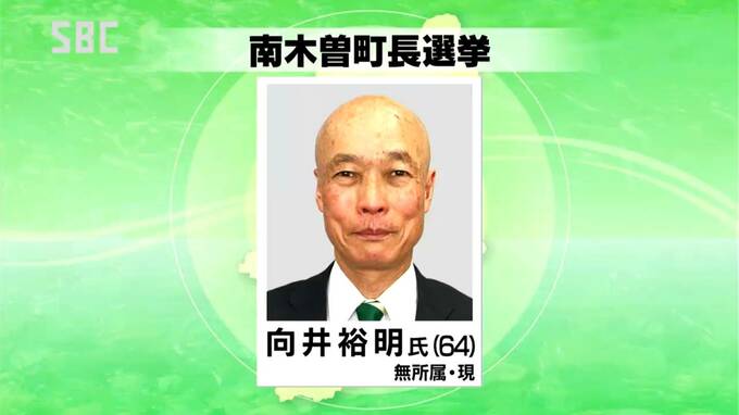 長野県南木曽町の町長選挙が告示　3選目指す現職が立候補　|　SBC NEWS | 長野のニュース | SBC信越放送
