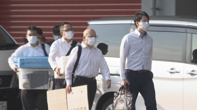 ビッグモーターに家宅捜索　宇部店前の街路樹５２本が枯れるか切られた状態に　山口県警が備品の購入履歴など押収|TBS NEWS DIG