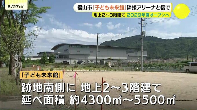 「子ども未来館」検討状況が判明　2～3階建てで隣接アリーナと橋でつなぐ　広島県福山市|TBS NEWS DIG