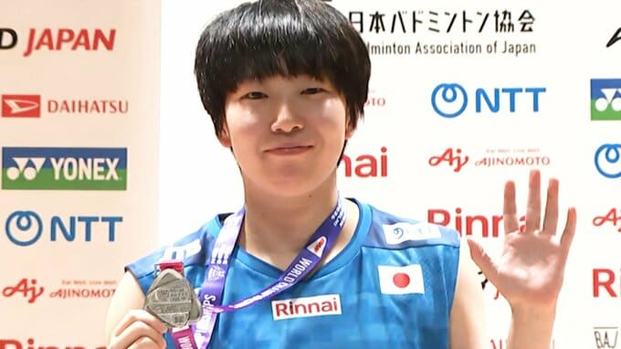 世界選手権で銀の山口茜、熊本地震発生時は自宅に「ひとりでも多くの方に頑張る活力になってもらえたら」|TBS NEWS DIG