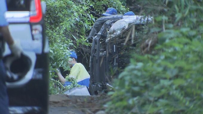 長崎市の軽乗用車横転事故　意識不明の重体だった運転男性（84）約2時間半後に死亡確認　死因は脳挫傷|TBS NEWS DIG