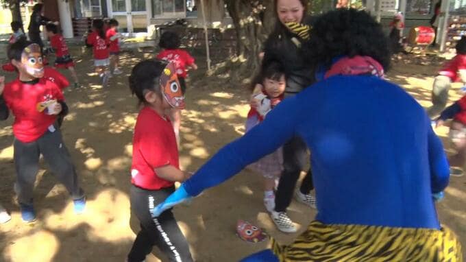 きょう節分「鬼は外！ 」子どもたちが元気に豆まき|TBS NEWS DIG