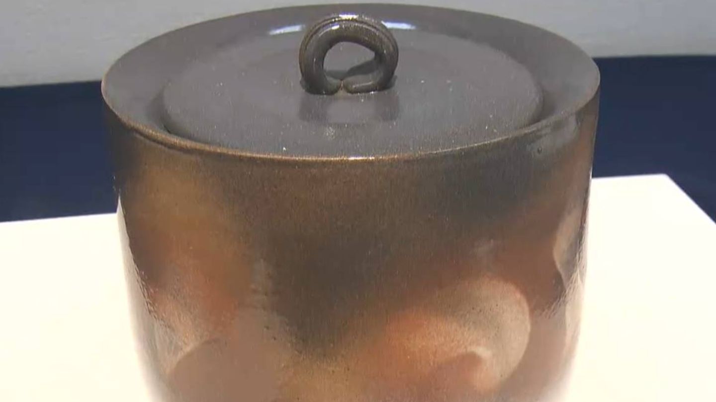 山口県の指定無形文化財保持者 萩焼作家・岡田裕さんの作陶展 土の色味