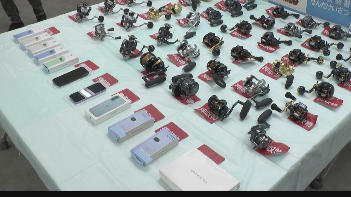 携帯ショップの窓ガラスを割って侵入…スマホ83台･915万円相当を盗んだ疑い 21歳男ら3人を逮捕 周辺で“出店荒らし”相次ぐ 愛知